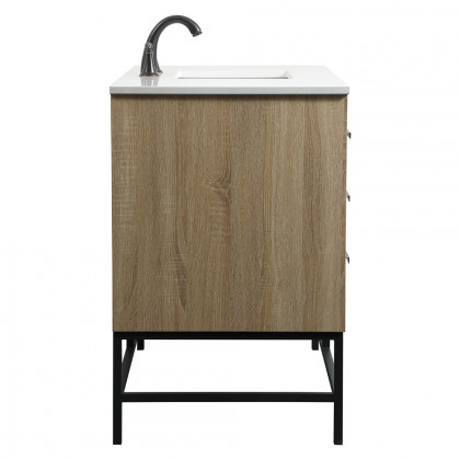 Elegant Bathroom Vanity - Mango Wood (VF488W48MW)