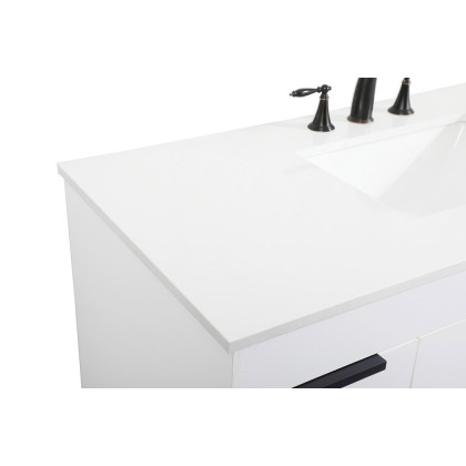 Elegant Bathroom Vanity - White (VF488W48MWH)