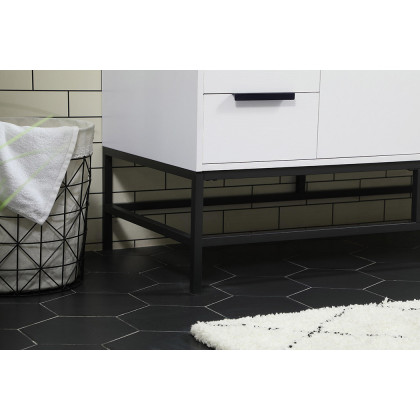 Elegant Bathroom Vanity - White (VF488W48MWH)