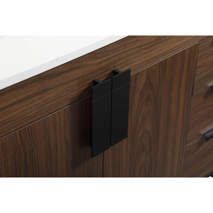 Elegant Bathroom Vanity - Walnut (VF488W48MWT)