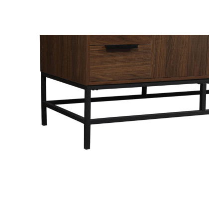Elegant Bathroom Vanity - Walnut (VF488W48MWT)