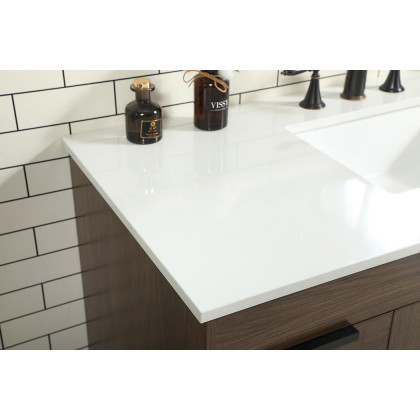 Elegant Bathroom Vanity - Walnut (VF488W48MWT)
