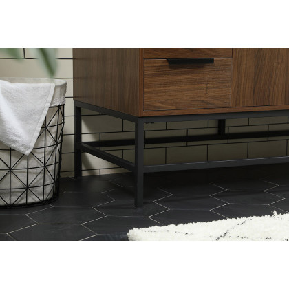 Elegant Bathroom Vanity - Walnut (VF488W48MWT)