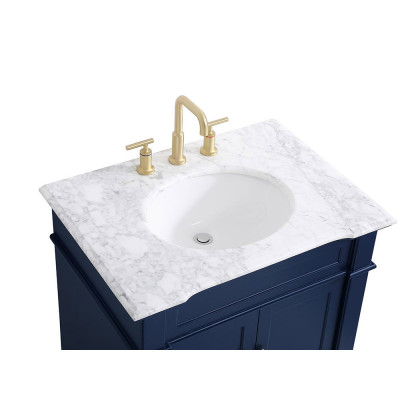 Elegant Bathroom Vanity - Blue, L 30" (VF50030BL)