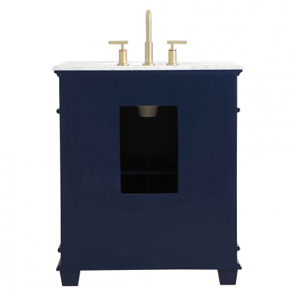 Elegant Bathroom Vanity - Blue, L 30" (VF50030BL)