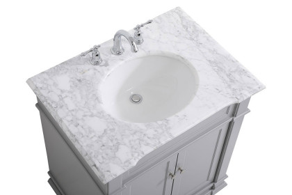 Elegant™ VF50030GR Bathroom Vanity - Gray, L 30"