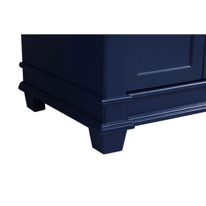Elegant Bathroom Vanity - Blue, L 36" (VF50036BL)