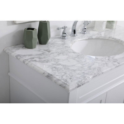Elegant Bathroom Vanity - White (VF50042WH)