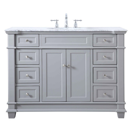 Elegant Bathroom Vanity - Gray (VF50048GR)