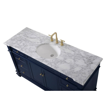 Elegant Bathroom Vanity - Blue (VF50060BL)