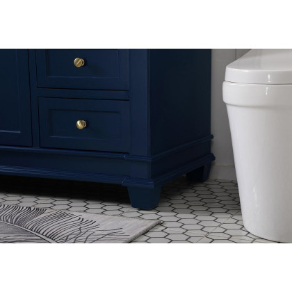 Elegant Bathroom Vanity - Blue (VF50060BL)