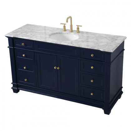 Elegant Bathroom Vanity - Blue (VF50060BL)