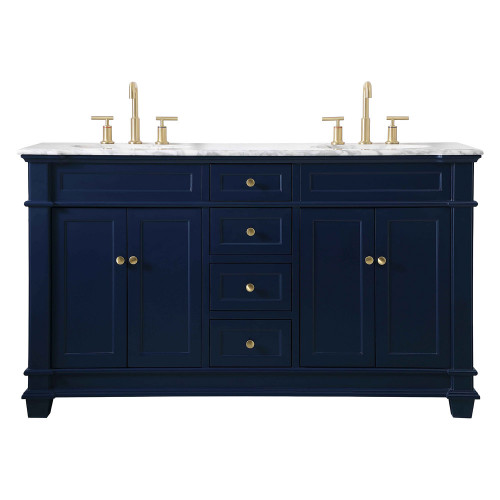 Elegant Bathroom Vanity - Blue (VF50060DBL)