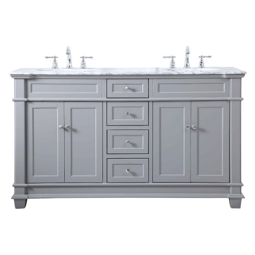 Elegant Bathroom Vanity - Gray (VF50060DGR)