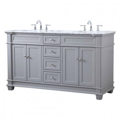 Elegant Bathroom Vanity - Gray (VF50060DGR)