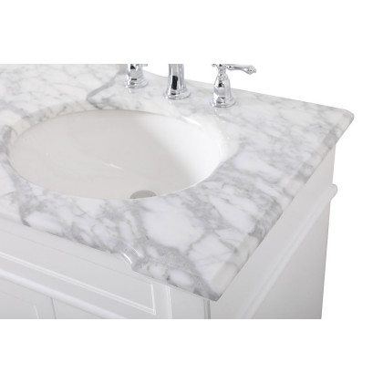 Elegant Bathroom Vanity - White (VF50060DWH)