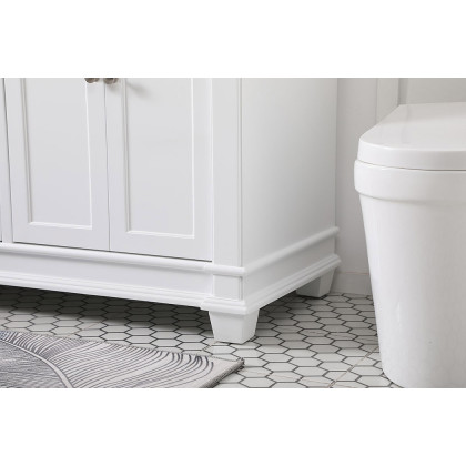 Elegant Bathroom Vanity - White (VF50060DWH)