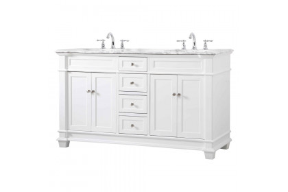 Elegant™ VF50060DWH Bathroom Vanity - White