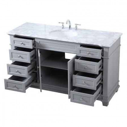 Elegant Bathroom Vanity - Gray (VF50060GR)