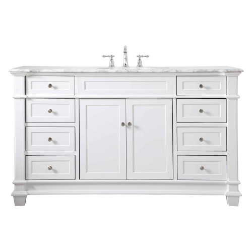 Elegant Bathroom Vanity - White (VF50060WH)