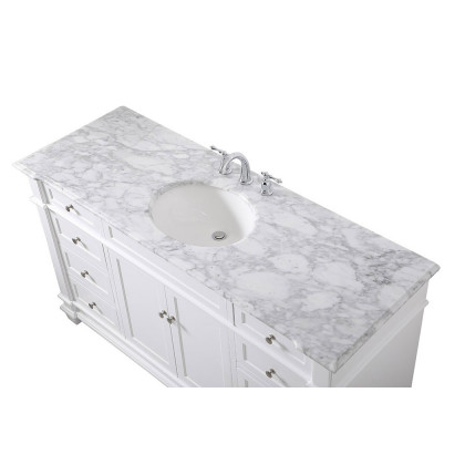 Elegant Bathroom Vanity - White (VF50060WH)