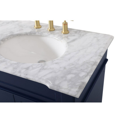 Elegant Bathroom Vanity - Blue (VF50072DBL)