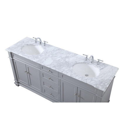 Elegant Bathroom Vanity - Gray (VF50072DGR)