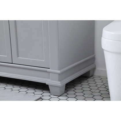 Elegant Bathroom Vanity - Gray (VF50072DGR)