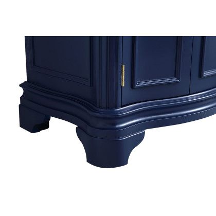 Elegant Bathroom Vanity - Blue, L 36" (VF52036BL)