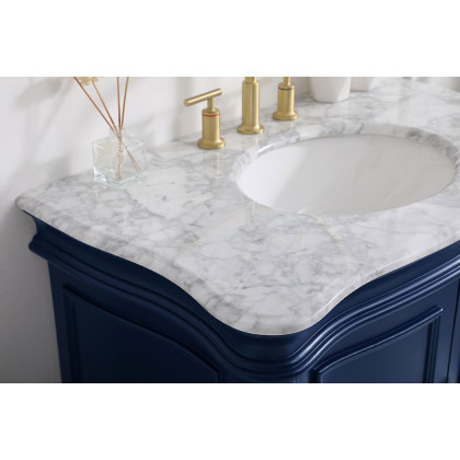 Elegant Bathroom Vanity - Blue, L 36" (VF52036BL)
