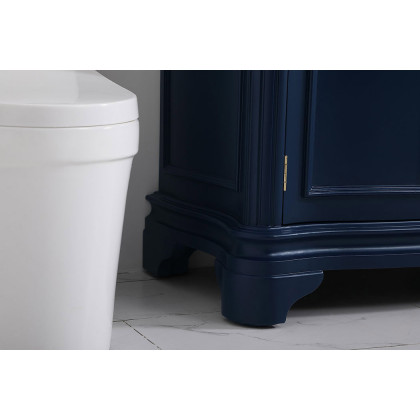 Elegant Bathroom Vanity - Blue, L 36" (VF52036BL)