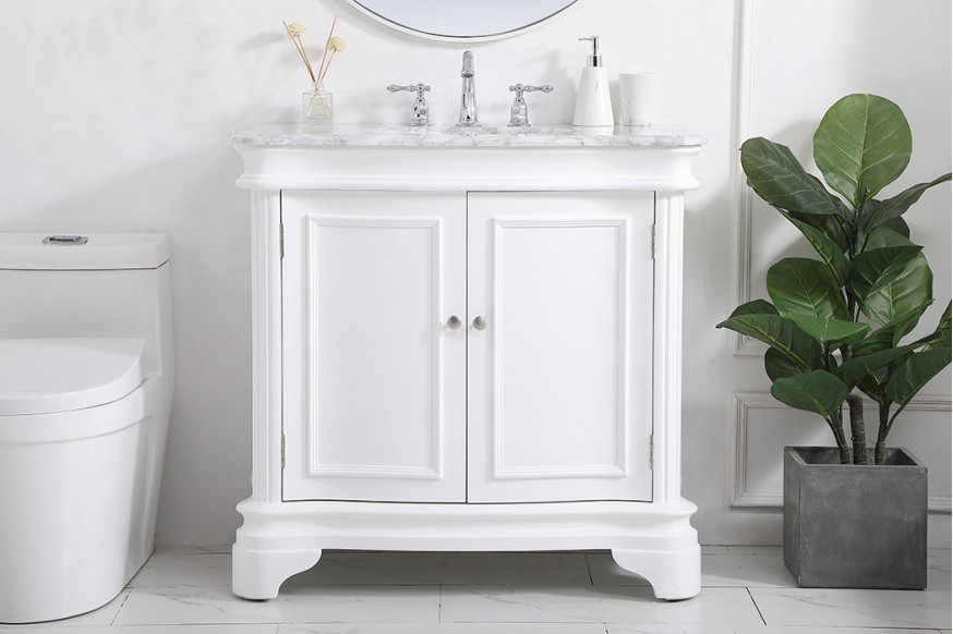 Elegant™ VF52036WH Bathroom Vanity - White, L 36"