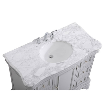 Elegant Bathroom Vanity - Gray, L 42" (VF52042GR)