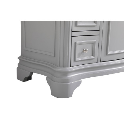 Elegant Bathroom Vanity - Gray, L 42" (VF52042GR)