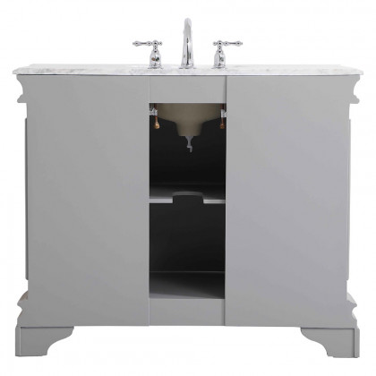 Elegant Bathroom Vanity - Gray, L 42" (VF52042GR)