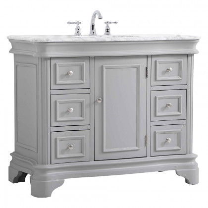 Elegant Bathroom Vanity - Gray, L 42" (VF52042GR)
