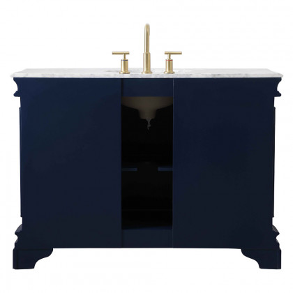 Elegant Bathroom Vanity - Blue, L 48" (VF52048BL)