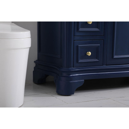 Elegant Bathroom Vanity - Blue, L 48" (VF52048BL)