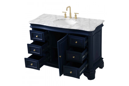 Elegant™ VF52048BL Bathroom Vanity - Blue, L 48"