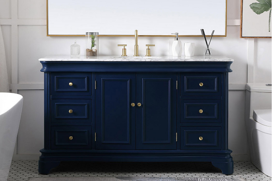 Elegant™ VF52060BL Single Bathroom Vanity - Blue