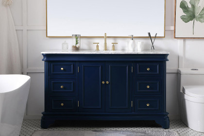 Elegant™ VF52060BL Single Bathroom Vanity - Blue