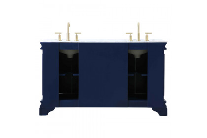 Elegant™ VF52060DBL Double Bathroom Vanity - Blue