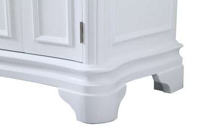 Elegant™ VF52060DWH Double Bathroom Vanity - White
