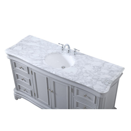 Elegant Single Bathroom Vanity - Gray (VF52060GR)
