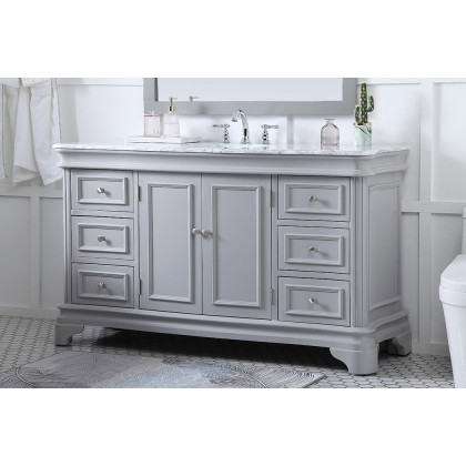 Elegant Single Bathroom Vanity - Gray (VF52060GR)