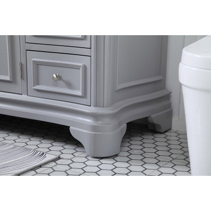 Elegant Single Bathroom Vanity - Gray (VF52060GR)