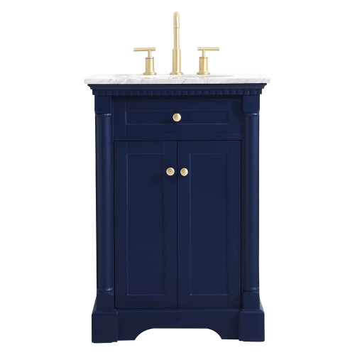 Elegant Bathroom Vanity - Blue, L 24" (VF53024BL)
