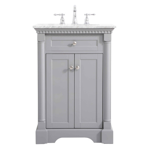 Elegant Bathroom Vanity - Gray, L 24" (VF53024GR)