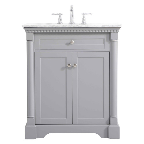 Elegant Bathroom Vanity - Gray, L 30" (VF53030GR)