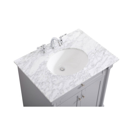 Elegant Bathroom Vanity - Gray, L 30" (VF53030GR)